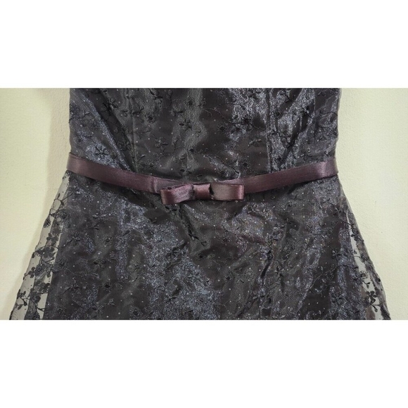 1990's Jessica McClintock Jessica McClintock Prom Or Cocktail Dress Size 4 - Picture 5 of 11